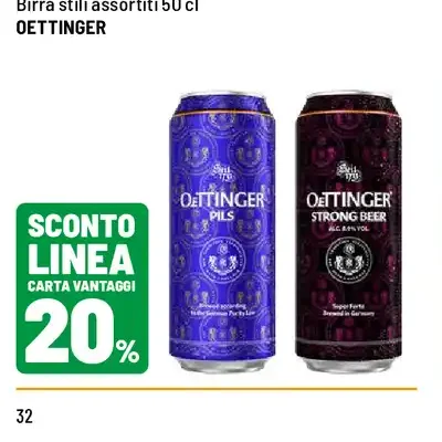 Birra stili assortiti Oetinger