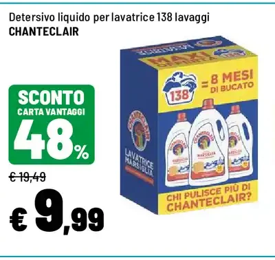 Detersivo lavatrice Chanteclair