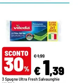 Spugne Ultra Fresh Salvaugnhi Vileda