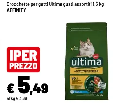 Crocchette Ultima per gatti