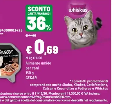 Alimento umido Cesar per cani