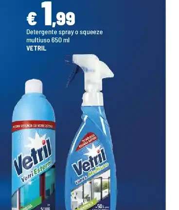 Detergente spray o squeeze multiuso