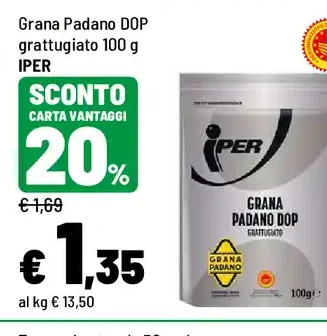 Grana Padano DOP grattugiato