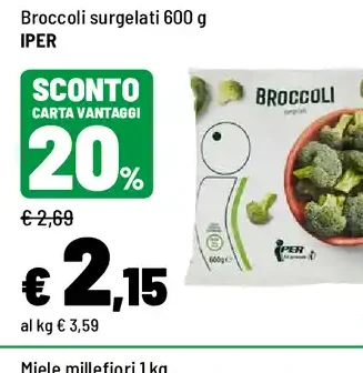 Broccoli surgelati