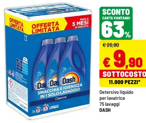 Detersivo liquido lavatrice