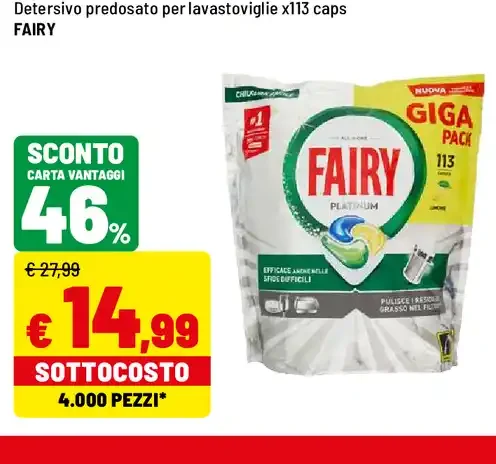 Detersivo lavastoviglie