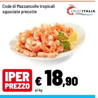 Code di mazzancolle tropicali