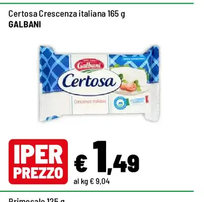 Certosa Crescenza italiana