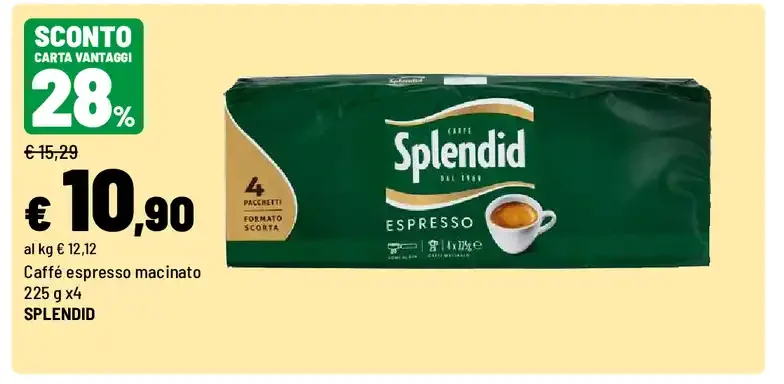Caffè espresso macinato