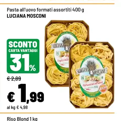 Pasta all'uovo Luciana Mosconi