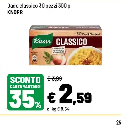 Dado classico Knorr