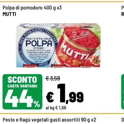 Polpa di pomodoro Mutti