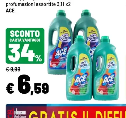 Candeggina delicata Ace