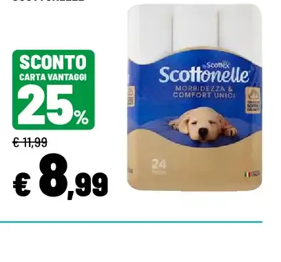 Carta igienica Scottonelle