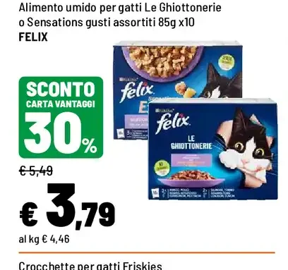 Alimento umido per gatti Felix
