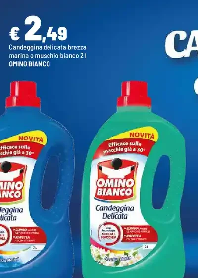 Candeggina delicata brezza marina