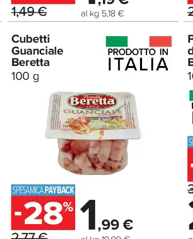 Cubetti Guanciale Beretta