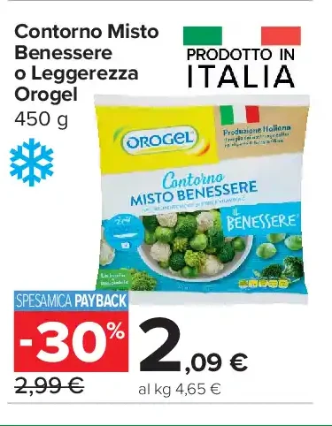 Contorno Misto Benessere Orogel