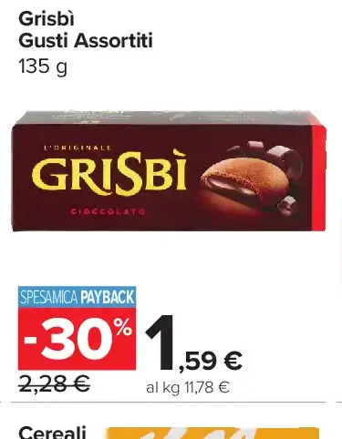 Grisbì gusti assortiti