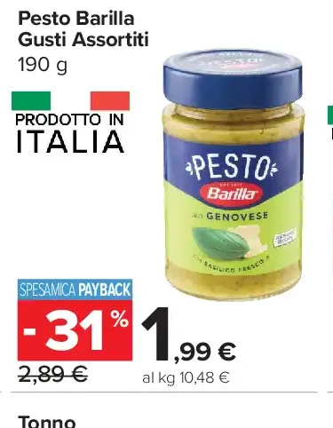 Pesto Barilla gusti assortiti