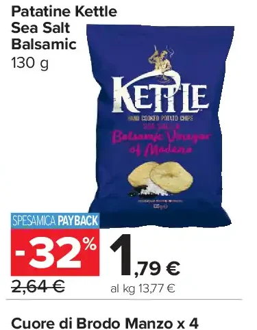 Patatine Kettle Sea Salt Balsamic