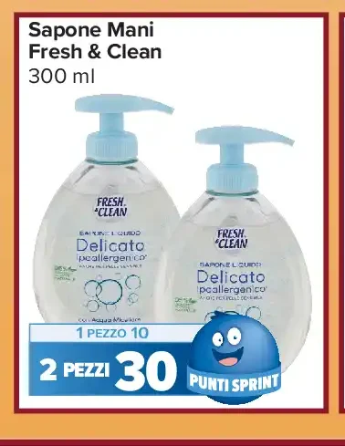 Sapone mani Fresh & Clean