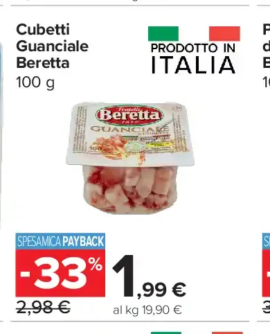 Cubetti guanciale Beretta