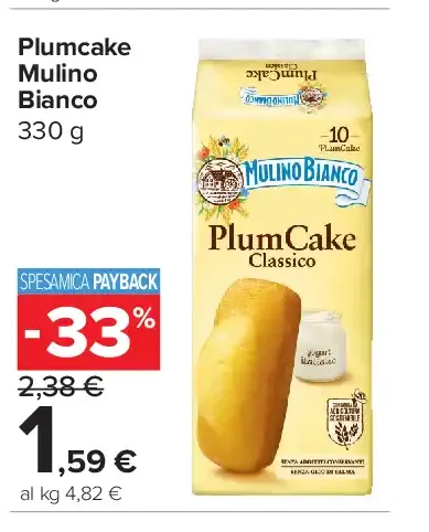 Plumcake Mulino Bianco