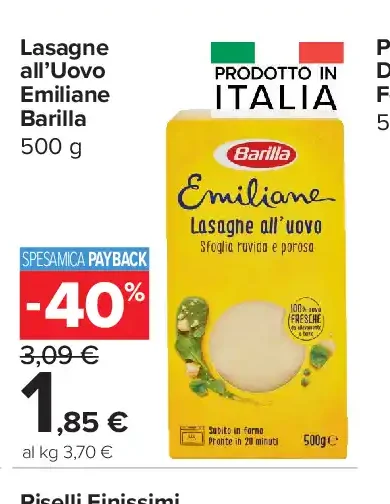Lasagne all’Uovo Emiliane Barilla