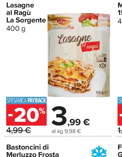 Lasagne al ragù La Sorgente