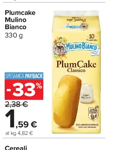 Plumcake Mulino Bianco