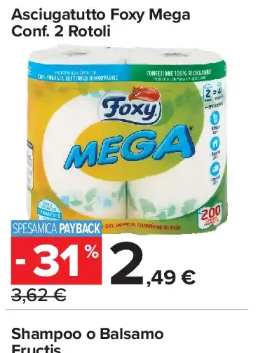 Asciugatutto Foxy Mega