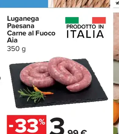 Luganega Paesana Carne al Fuoco