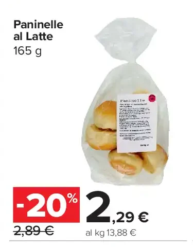 Paninelle al latte
