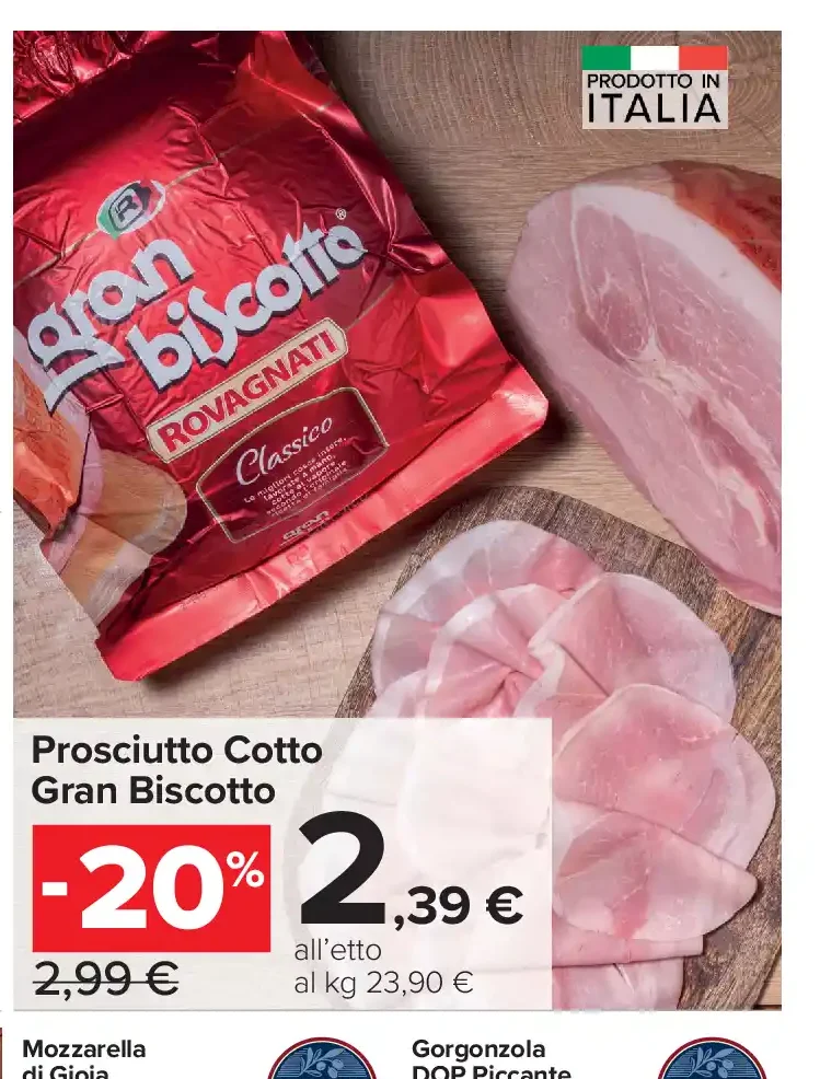 Prosciutto cotto Gran Biscotto