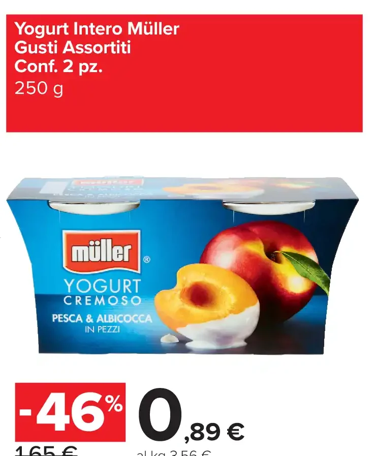 Yogurt intero Müller gusti assortiti