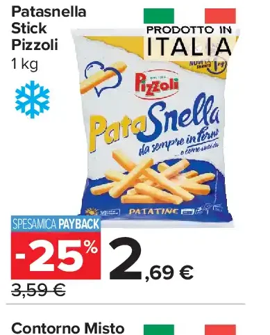 Patasnella Stick Pizzoli