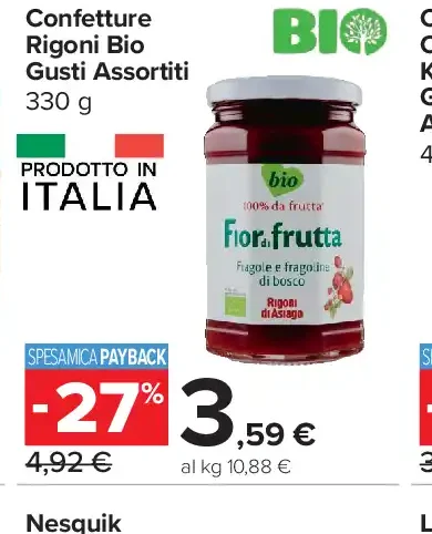 Confetture Rigoni Bio gusti assortiti