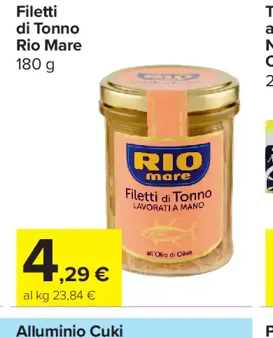 Filetti di tonno Rio Mare