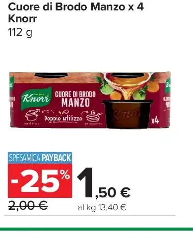 Cuore di Brodo Manzo Knorr x4