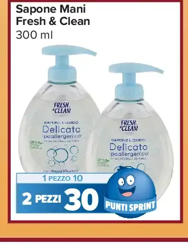 Sapone mani Fresh & Clean