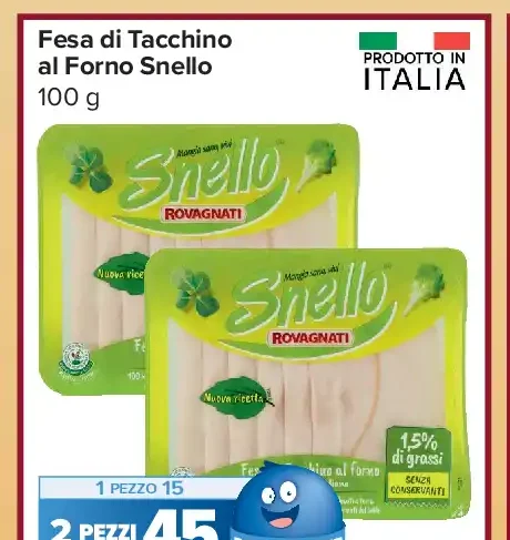 Fesa di tacchino al forno Snello