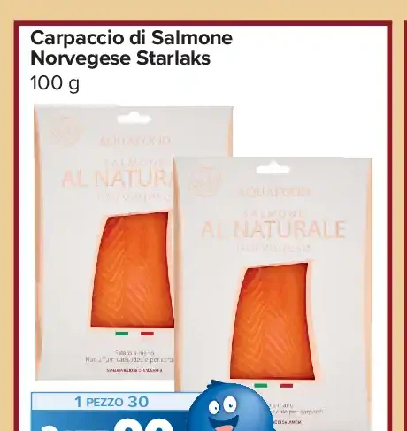 Carpaccio di salmone norvegese Starlaks