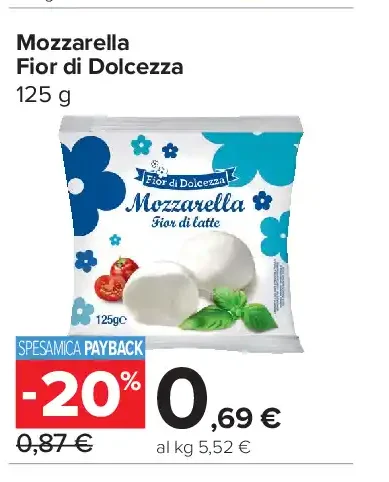 Mozzarella Fior di Dolcezza