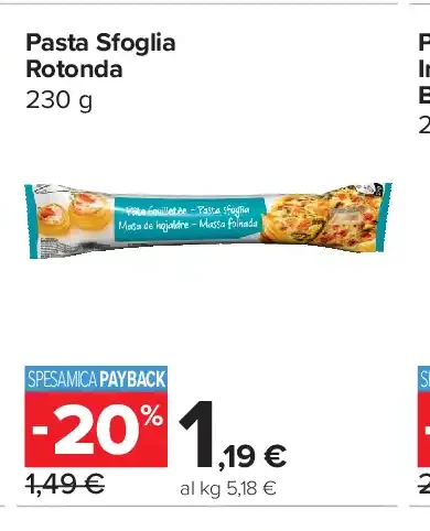 Pasta sfoglia rotonda