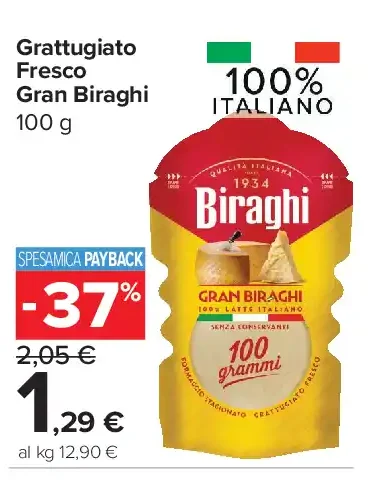 Grattugiato fresco Gran Biraghi