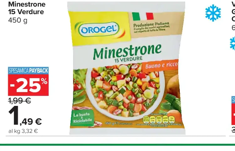 Minestrone 15 verdure Orogel