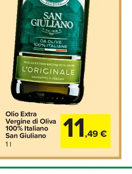 Olio extra vergine di oliva San Giuliano
