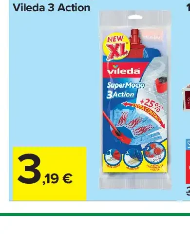 Ricambio mocio Vileda 3 Action