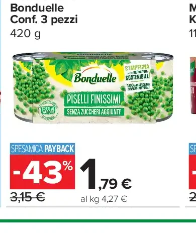 Piselli Finissimi Bonduelle